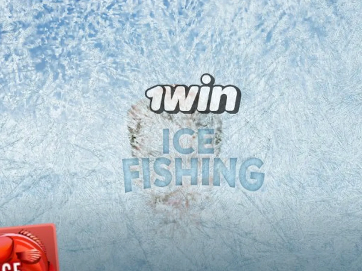 Ice Fishing Live host in a winter parka against an arctic iceberg backdrop